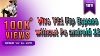 Vivo Y21 Frp Bypass google account without pc android 12 new security 2023v2111 [upl. by Irem]