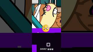 Poor Sandy 😥😥😭😭😭  duckygames7540  Bouncing Square spongebob [upl. by Aiuqet531]