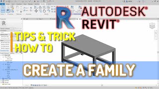 Autodesk Revit How To Create A Family [upl. by Yrreiht]