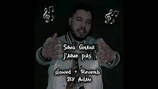 Gnawi Jaime pas Slowed  Reverb By Adam Gnawi [upl. by Guido]