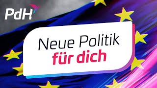 Neue Politik für dich I Wahlwerbespot der PdH zur Europawahl 2024 [upl. by Mariel]