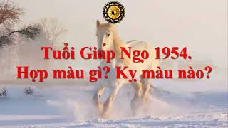 Tuổi Giáp Ngọ 1954 Hợp màu gì Kỵ màu nào [upl. by Acimak]