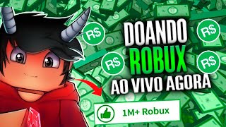 LIVE ROBLOX AO VIVO DOANDO ROBUX GRÁTIS 🎁 COMO GANHAR ROBUX 🎁 ROBUX 2024 ROBLOX [upl. by Enaenaj]