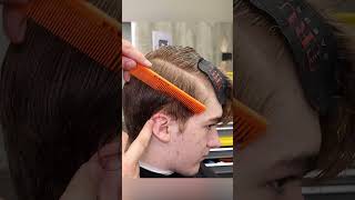 Scissor over comb with a 7inch scissor barber tips scissorcut shearwork [upl. by Trillbee]