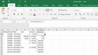 Prevent DIV0 and VALUE errors in Excel files [upl. by Survance]