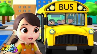 Roues Dans le Bus Comptine pour les Enfants par Boom Buddies [upl. by Enitsed]