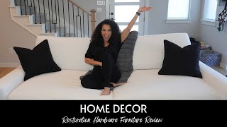 Restoration Hardware HONEST Review  Maxwell Sofa  Heston Collection [upl. by Lombard]