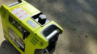 Ryobi 2200 invertergenerator review [upl. by Sutphin157]