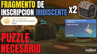 🐦‍🔥FRAGMENTOS DE INSCRIPCION IRIDISCENTE🐦‍🔥 DONDE OBTENER amp USAR 🐦‍🔥 NATLAN 50 Genshin impact [upl. by Carew]