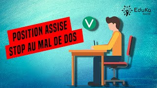 TRAVAILLER ASSIS AU BUREAU  3 RÈGLES POUR NE PLUS AVOIR MAL AU DOS [upl. by Lennad]