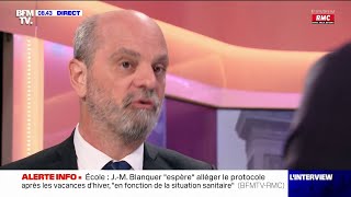 Blanquer  quotLécole filmée par Zone Interdite à Roubaix est en cours de fermeturequot [upl. by Carny]