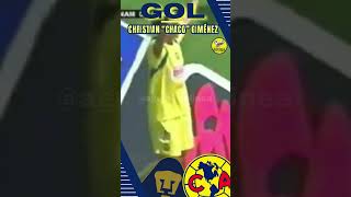 Águila Retro  Gol de Christian Giménez a Pumas  Apertura 2005  Águila en linea [upl. by Creamer]