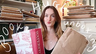 HUGE 50 book unboxing haul 📦📖 waterstones book mail  special editions [upl. by Neiht]