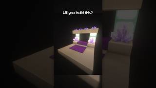 Aesthetic Minecraft Bed Design 😳 [upl. by Tormoria]