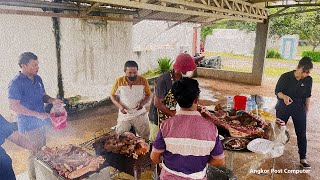 BBQ party at my facility Angkor Post TV [upl. by Imoyik937]