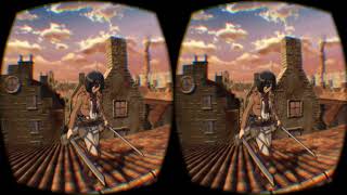 Attack on Titan  Oculus Rift 3D VR SBS [upl. by Alleunam]