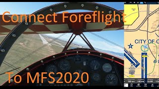 Connecting Foreflight To Microsoft Flight Simulator 2020 [upl. by Ahsaf]