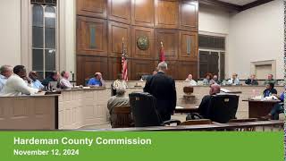 Hardeman County Commission November 12 2024 [upl. by Thrasher457]