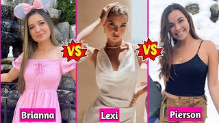 Lexi Rivera vs Pierson vs Brianna Mizura Lifestyle Comparison 2024 [upl. by Gavini]