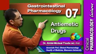 GIT Pharmacology  Lec 07  Antiemetic Drugs [upl. by Assyral]