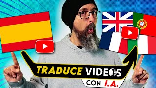 TRADUCE VIDEOS a CUALQUIER IDIOMA con IA   SUBTITULOS  En Español Ingles  Tutorial Filmora [upl. by Hgielrebma]