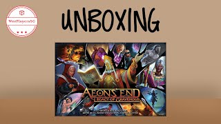 Aeons End Legacy of Gravehold Detailed Unboxing [upl. by Eselrahc]