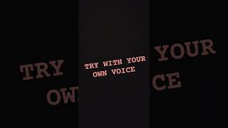 Try with your own voice Jo Tum mere Ho [upl. by Evad]