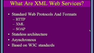 81 What are XML Web Services [upl. by Lukasz]