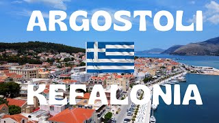 Argostoli Kefalonia ⛱ GREECE🇬🇷 Drone Video [upl. by Collete]