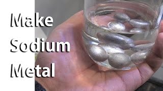 Make Sodium Metal Without Electrolysis Using Domestic Chemicals [upl. by Derk995]