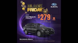 Black Friday Sales Event  Solterra Forester Outback Crosstrek Ascent  Serramonte Subaru [upl. by Ona980]