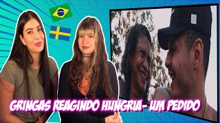 GRINGAS REAGINDO A HUNGRIA HIP HOP UM PEDIDO Official Music Video🇧🇷🇸🇪 [upl. by Dorweiler]