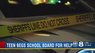 Teen leaves Newsome HS telling school board she was forced to walk halls with brothers suspected k [upl. by Suiradal377]