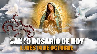 Santo Rosario Corto de hoy Lunes 14 de Octubre🌿🌷🌿 MISTERIOS GOZOSOS🌿🌷🌿 Rosario ala Virgen [upl. by Irep]