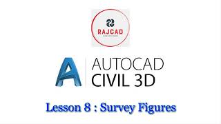 Civil 3D Tutorial  Lesson 08 Survey Figures [upl. by Alicsirp]