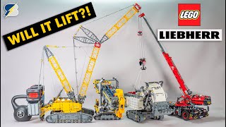 Will it lift LEGO Technic Liebherr LR 13000 extreme load test comparison and price evaluation [upl. by Reivaz]