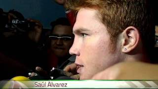 CANELO ÁLVAREZ DICE QUE CINTRÓN SERÁ UN RIVAL DE CUIDADO [upl. by Rofotsirk599]