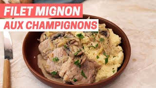 Filet mignon aux champignons [upl. by Acemahs]