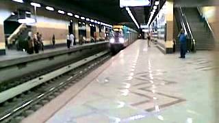 Cairo Metro Line 3 ABASIA station مترو خط مصر الجديدة [upl. by Nymassej]