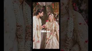 Hania amir wedding 💒♥️ [upl. by Korwun]