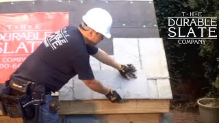 How to Install a New Slate Roof by The Durable Slate Company  Slate Roofing Contractors [upl. by Ruff]