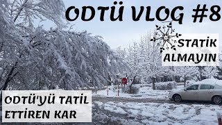 ODTÜ VLOG 8  KAR TATİLİ STATİK SINAVI IACES ODTÜ YILBAŞI YEMEĞİ [upl. by Midge]