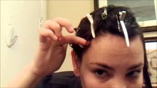 Fingerwaves Tutorial with Duckbill Clips [upl. by Malita]