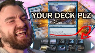 2 DECKS VS 0 Lay Claim Orvar Spark Double Historic MTG Arena [upl. by Lamahj]