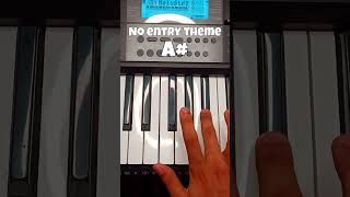 No Entry Theme Piano lesson shorts viralvideo viral shortsvideo youtubeshorts [upl. by Richards]