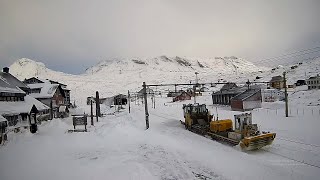 ❄️🅻🅸🆅🅴❄️Finse Railway  First Snow Plow of this Winter [upl. by Beatriz664]