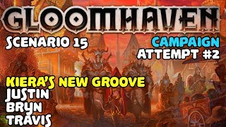 GLOOMHAVEN  Scenario 15 2nd Attempt  Campaign Mode [upl. by Hunger750]