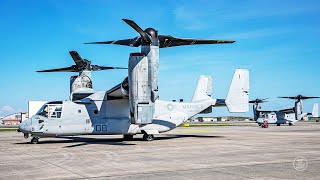 V22 Osprey Vertical Takeoff Horizontal Flight [upl. by Gabi]