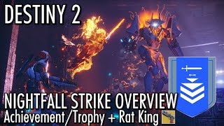 Destiny 2  Nightfall Strike Guide  Heart of Darkness AchievementTrophy Rat King Quest Time [upl. by Anertal]