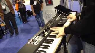 Kraft Music  Hammond SK173 Portable Organ Demo at NAMM 2013 [upl. by Arjan]